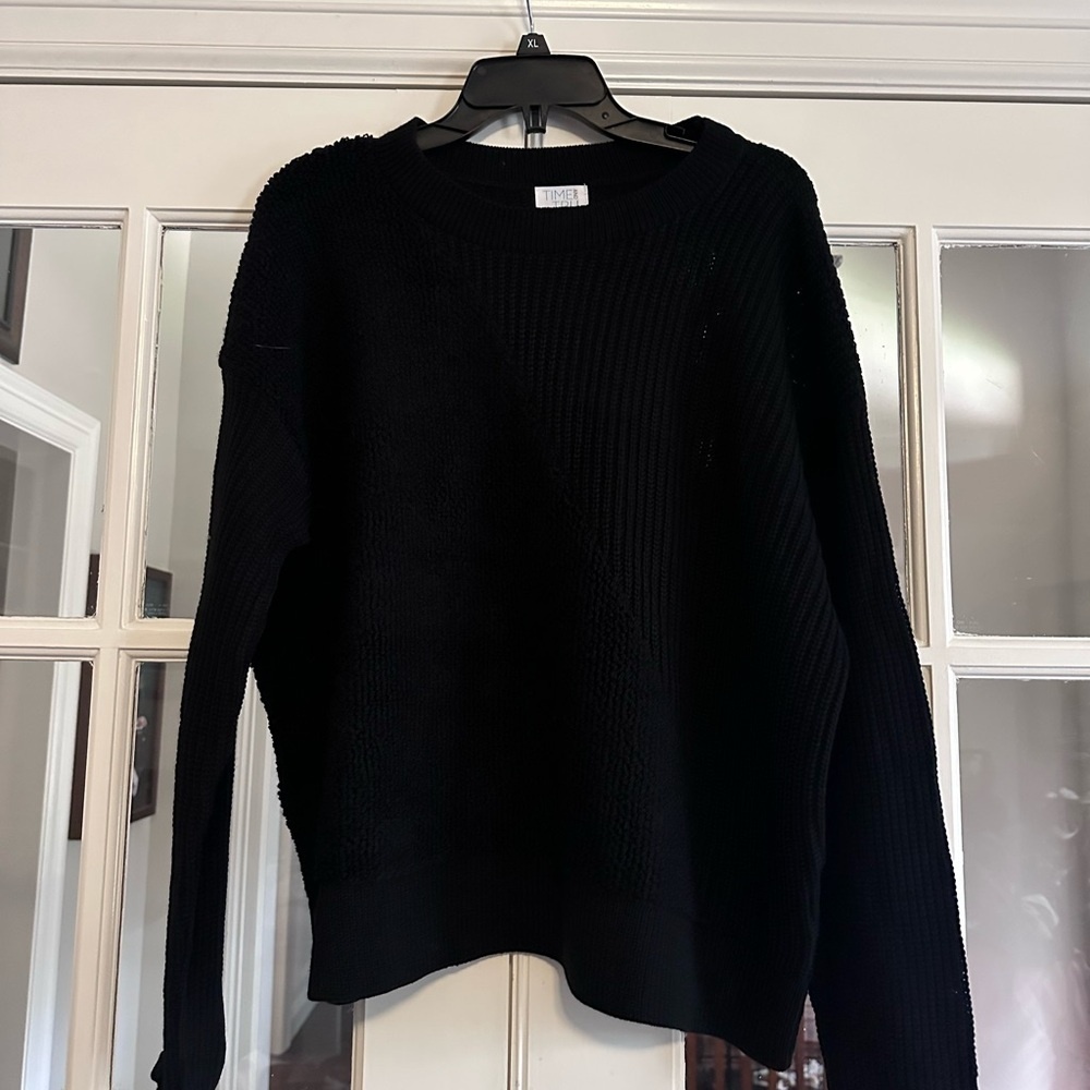 Time and Tru Black Sweater